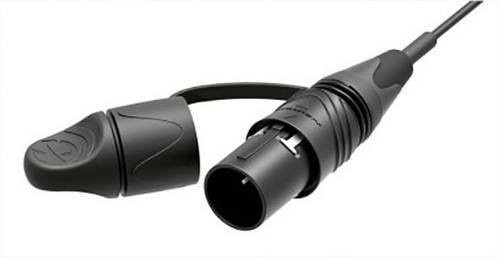 Neutrik NKO2S-L-0-10 Glasfaser LWL Anschlusskabel Schwarz 10,00 m mit 1x LC-Stecker und offenen Kabelenden - Bild 1