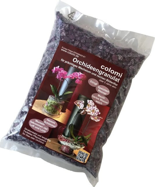 Colomi Mineralisches Orchideengranulat für Zimmerorchideen in Flieder - Bild 1