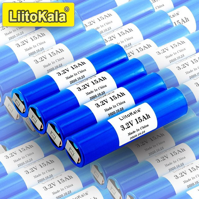 LiitoKala LiFePO4 Akku-Zelle 3,2 V 15 Ah in Blau für DIY E-Bike, E-Scooter und Elektrowerkzeuge - Bild 1