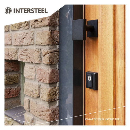 Intersteel Sicherheitsrosette aus Edelstahl in Schwarz matt - Bild 2