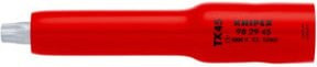 Knipex Steckschlüsseleinsatz 3/8 Zoll für TX45, Länge: 117 mm - Bild 1