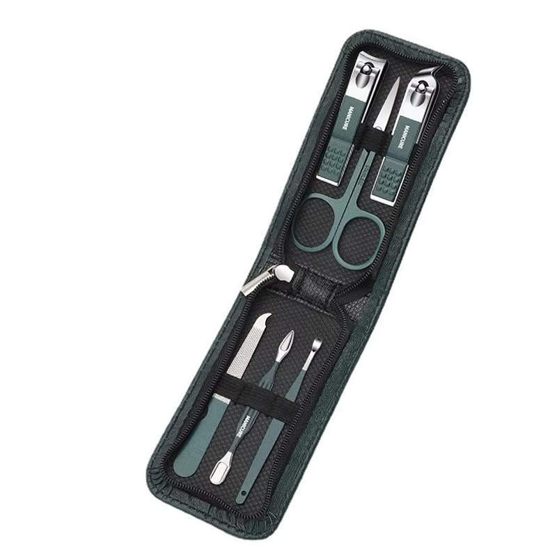Sommer6 Maniküre-Set, 6-teilig, Glänzend Schwarz, Unisex - Bild 3