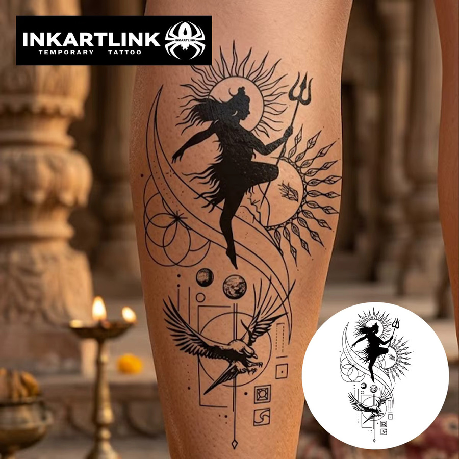 INKARTLINK Spiritueller Göttlicher Saft Tattoo-Patch, wasserfest - Bild 2