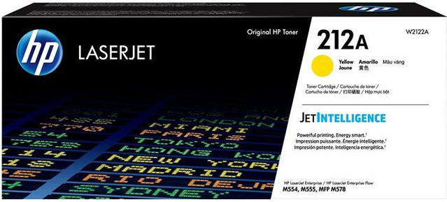 HP 212A Original Gelb Tonerpatrone W2122A für Color LaserJet Enterprise MFP M578 und LaserJet Enterprise Flow MFP M578 - Bild 1
