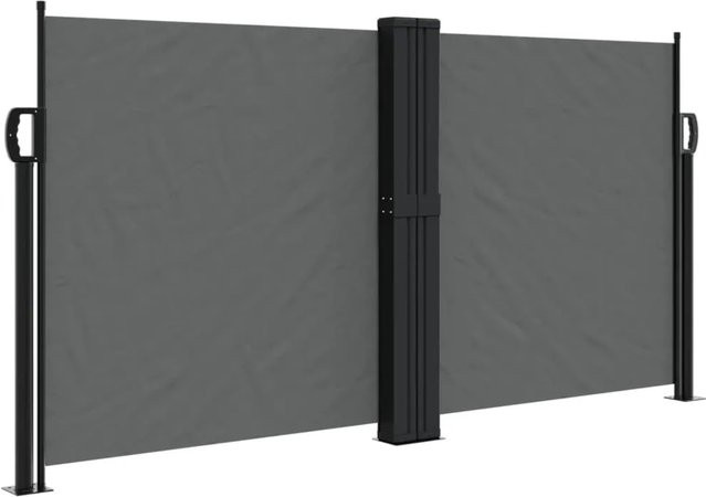 Furnicato Seitenmarke ausziehbar Anthrazit B: 120 cm, L: 1000 cm - Bild 1