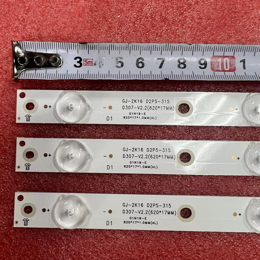LED Backlight Strip Set in Weiß für TV Modelle 32LK500BPLA 32PFS6401 KDL-32R330D 32PHS5301 32PFS5501 LB32080 32LH500D GJ-2K16 GEMINI-315 D2P5-315 - Bild 2