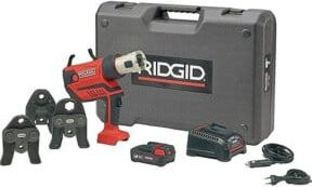 RIDGID Presswerkzeug RP 350-B 32 kN für 10-108mm inklusive M15-22-28mm in Rot - Bild 1