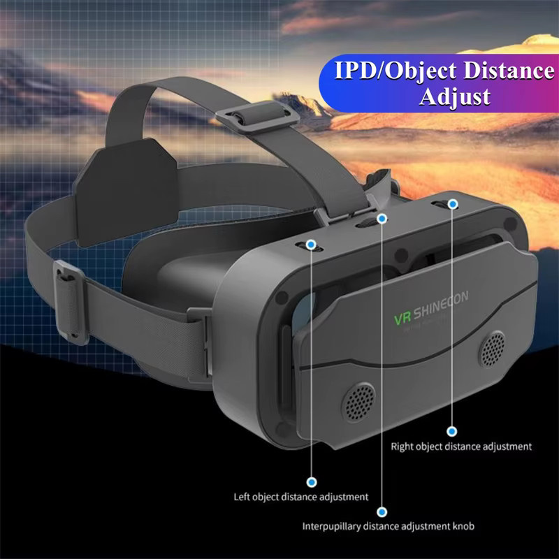 G13 IMAX Virtual Reality 3D-Brille Google Cardboard VR-Helm für 4,7-Zoll-Smartphones in Schwarz mit Unterstützung für Game-Controller - Bild 2