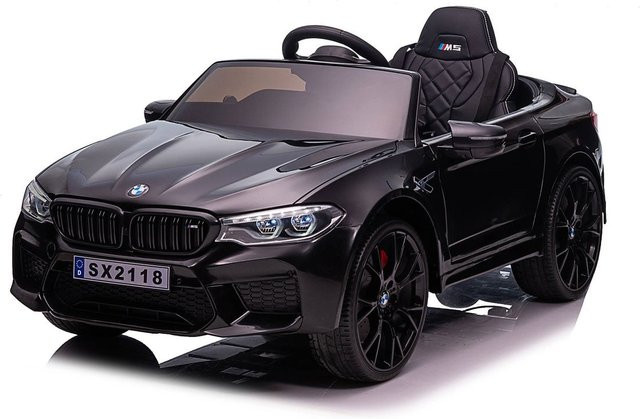 Chipolino BMW M5 Elektroauto mit Fernbedienung Musik Eva-Räder schwarz - Bild 1