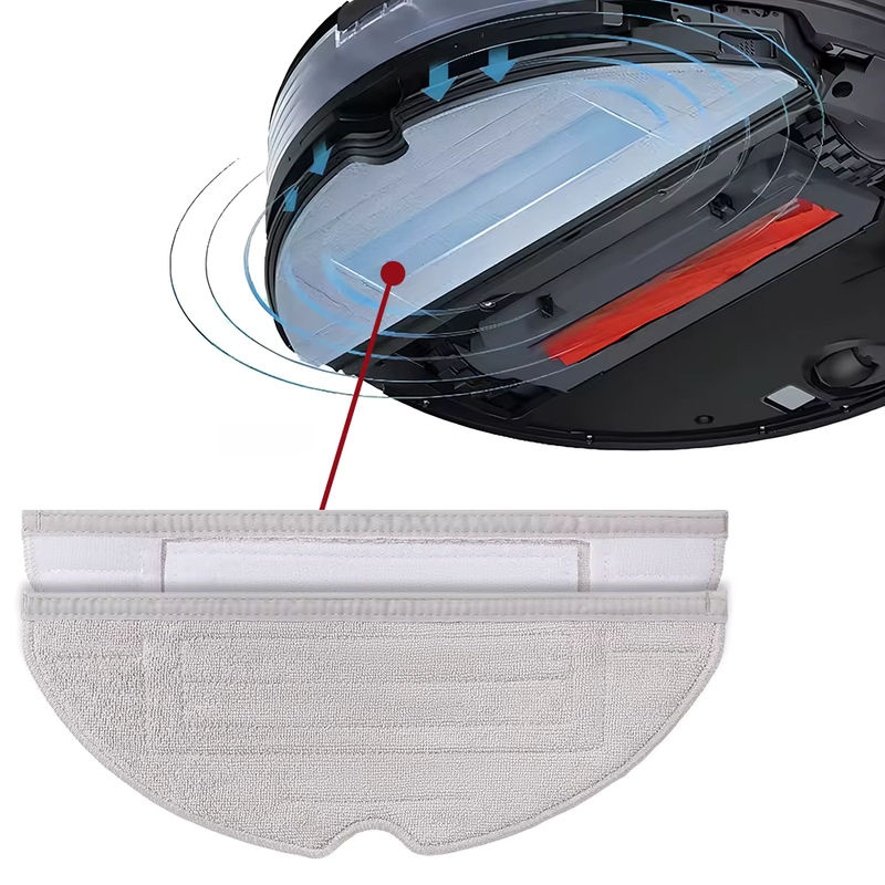 WINDNINJA Mopptücher für Roborock S7 S8 S7 Maxv Ultra S7 Max S8 Pro Ultra S7 Maxv Plus S8+ S70 S75 T7S G10 G10S G10s Pro Staubsaugerroboter - Bild 2