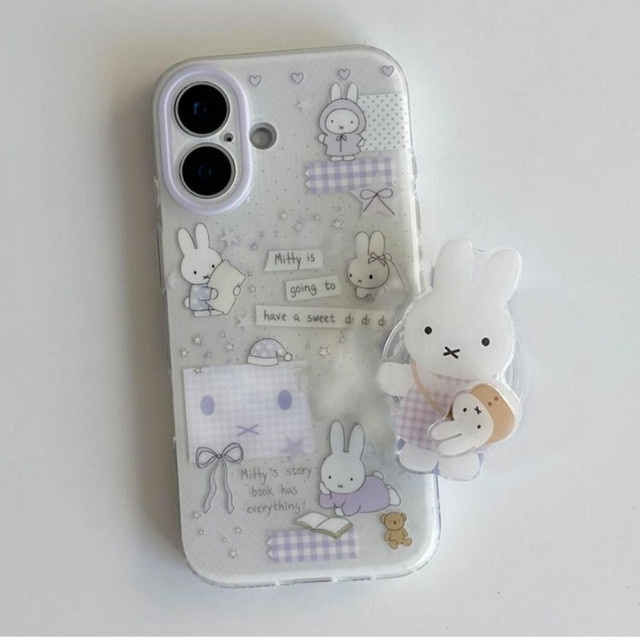 Miffy Handyhülle mit Stern-Cartoon-Design für iPhone 16 15 14 13 17 Pro Max Plus XS 7 8 stoßfest - Bild 1