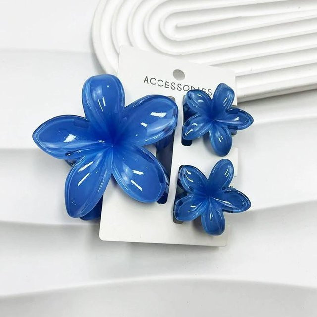 Haarklammer Hawaiiblumen, Damen - Bild 1