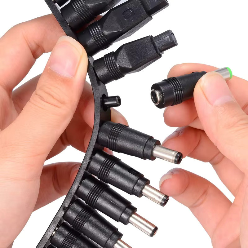 AOKIN 34-teiliges Universal-Laptop-Notebook-Eingang-DC-Stecker-Set mit Klinkenspitzen für verschiedene Notebook-Modelle - Bild 2