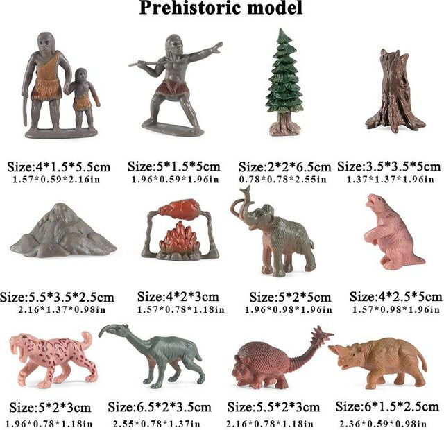 Oenux Tiere und Dinosaurier Modell Set, Actionfiguren, ab 3 Jahre - Bild 1