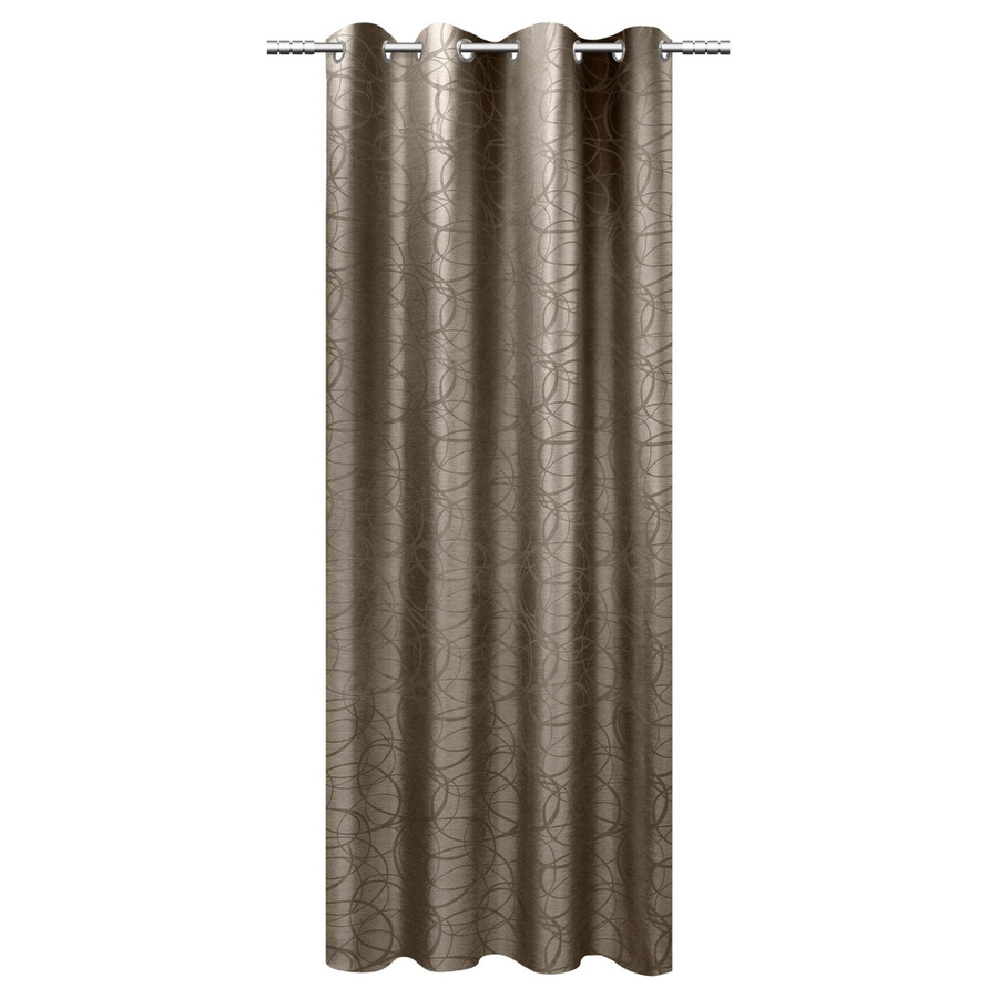 POCOline Ösenvorhang Eaton in Taupe, Breite: 140 cm, Höhe: 245 cm - Bild 4