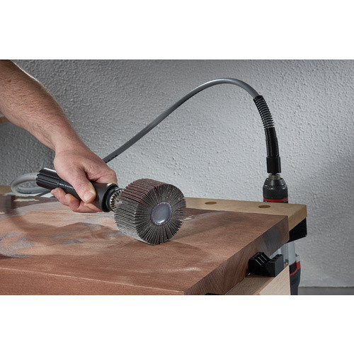 Wolfcraft Fächerschleifer für Holz und Metall, Durchmesser: 20 mm, rot/grau - Bild 2