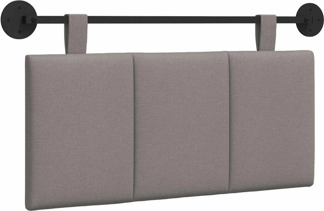 vidaXL Wandmontiertes Polsterpaneel in Taupe mit Stoffbezug, B/H/T: 100 x 55 x 5 cm - Bild 1
