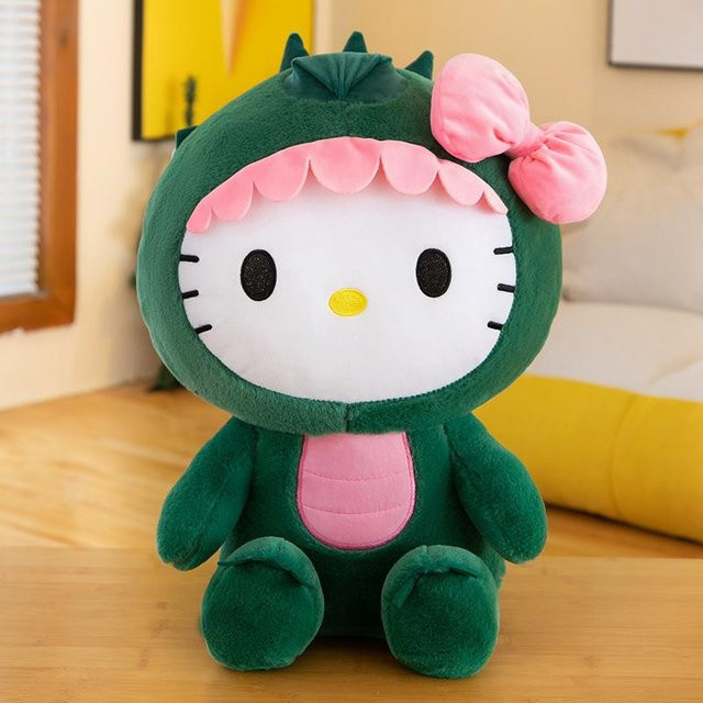 Bai Fen Bai dolls and toys Dinosaurier Katze Puppe Plüschtier 35 cm - Bild 1