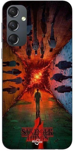 Samsung Galaxy S25 FE Serie Handyhülle Stranger Things Staffel 4 Maniacase schwarz - Bild 1