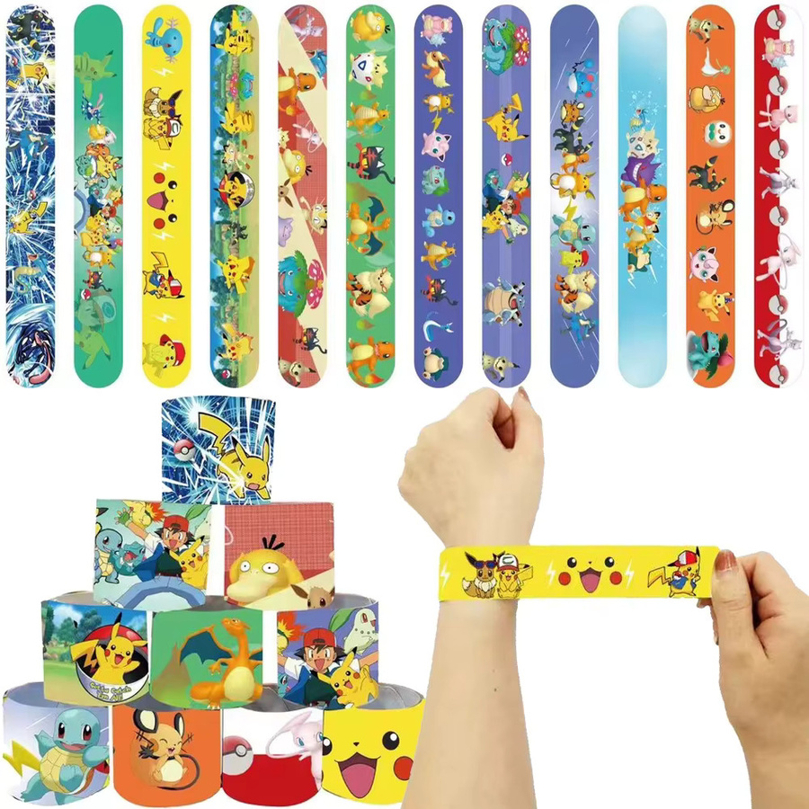Potdemiel Pokémon Pikachu Klatscharmband, Stempel, Aufkleber, Partyzubehör - Bild 2