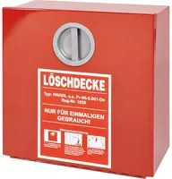 SÖHNGEN Feuerlöschdeckenkasten aus Metall in Rot, B/T/H: 30,0 x 12,5 x 30,0 cm - Bild 1