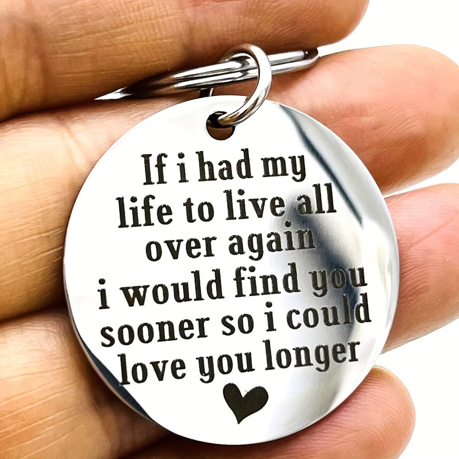 Schlüsselanhänger „If I Had My Life To Live Again“, Herren - Bild 3