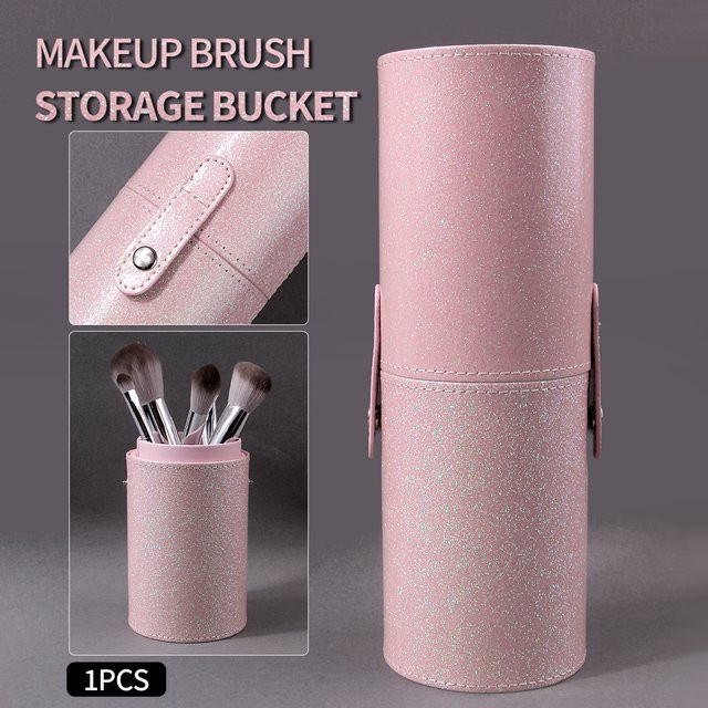 KOSSHOW Make-up-Pinsel-Aufbewahrungsbehälter, Pink, PU - Bild 1
