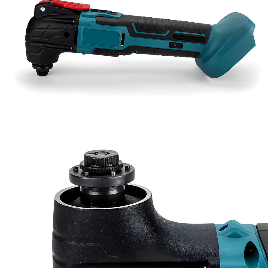 Podofo Kabelloses Oszillierendes Multifunktionswerkzeug mit 20000 U/min, Bürstloser Multitool mit 6 Geschwindigkeiten und 4 Grad Schwingung, kompatibel mit Makita 18V Akku zum Schneiden, Schleifen, Schärfen und Schaben - Bild 3