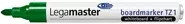 Legamaster TZ1 Boardmarker für Whiteboards und Flipcharts, Grün, 10er Pack - Bild 1