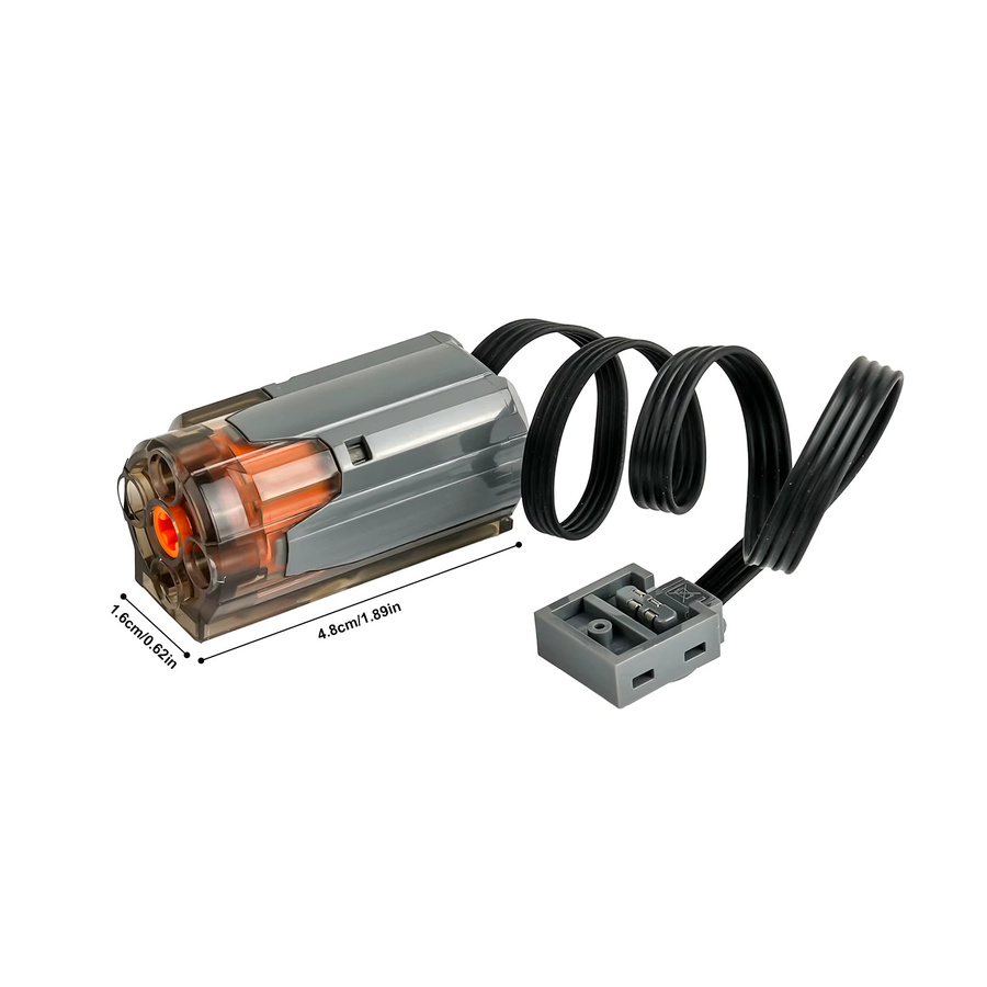 Mold King M Motoren Set für MOC Auto und Roboter Bausteine in Grau - Bild 4