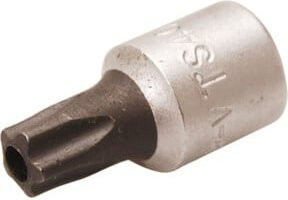 BGS Bit-Einsatz TS40 mit Bohrung, Antrieb Innenvierkant 6,3 mm (1/4"), TS-Profil für TX Plus, silber - Bild 1