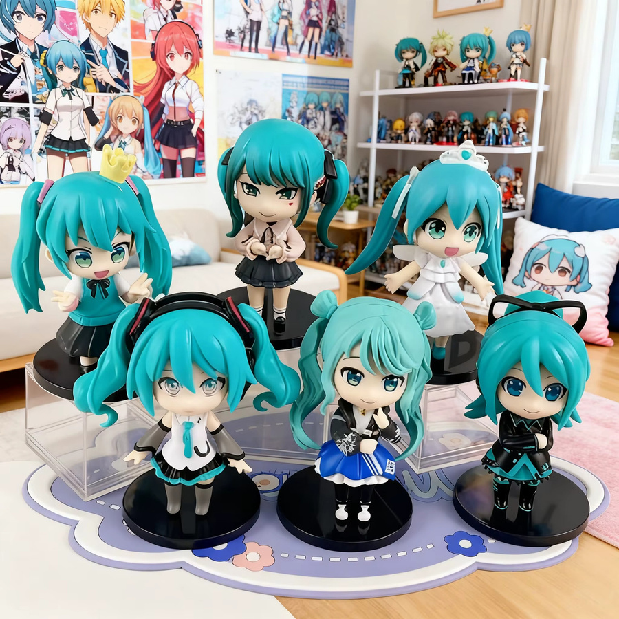 Bandai Hatsune Miku Q Edition Serie der ersten Generation Anime-Figur in Multicolor - Bild 2