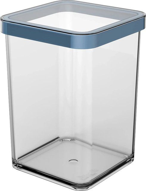 Rotho Dose Loft Premium Quadratisch 1, Transparent Horizontblau - Bild 1
