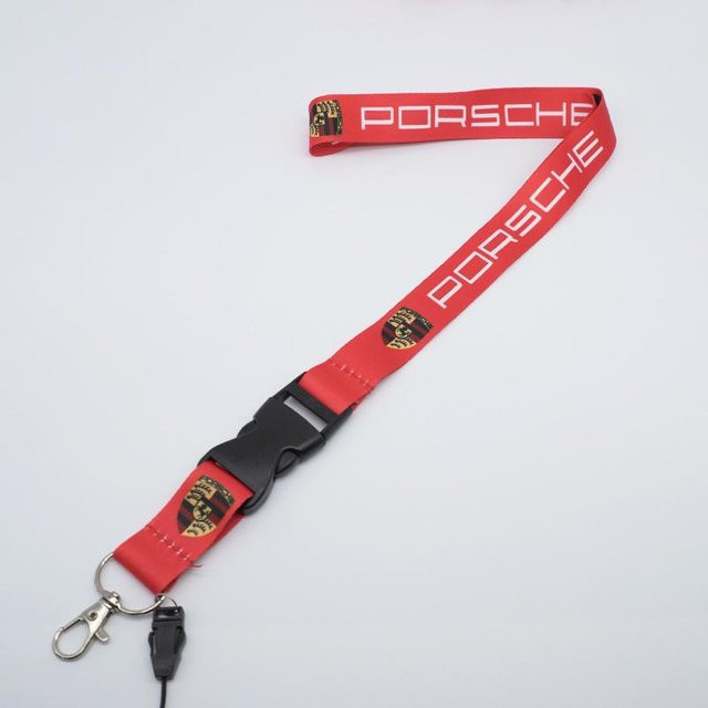 Porsche Lanyard Schlüsselanhänger, rot, Unisex - Bild 1