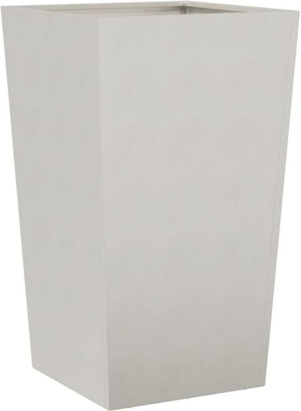 Vidaxl Pflanzkübel aus Metall in Silber/Grau, quadratisch, B/T/H: 45 x 45 x 75 cm - Bild 1