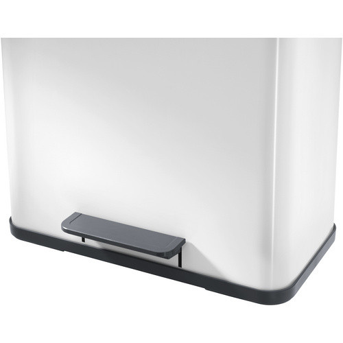 Hailo Öko duo Plus L Tretmülleimer mit Softclose und Mülltrennung, Weiß, B: 47,0 cm, H: 43,0 cm, T: 34,0 cm - Bild 2