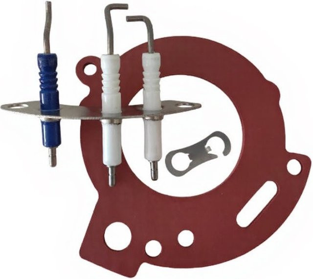 Kessel-Elektroden-Set aus Metall für Bosch oder Buderus Logamax GB172 14-24 87181070870 - Bild 1