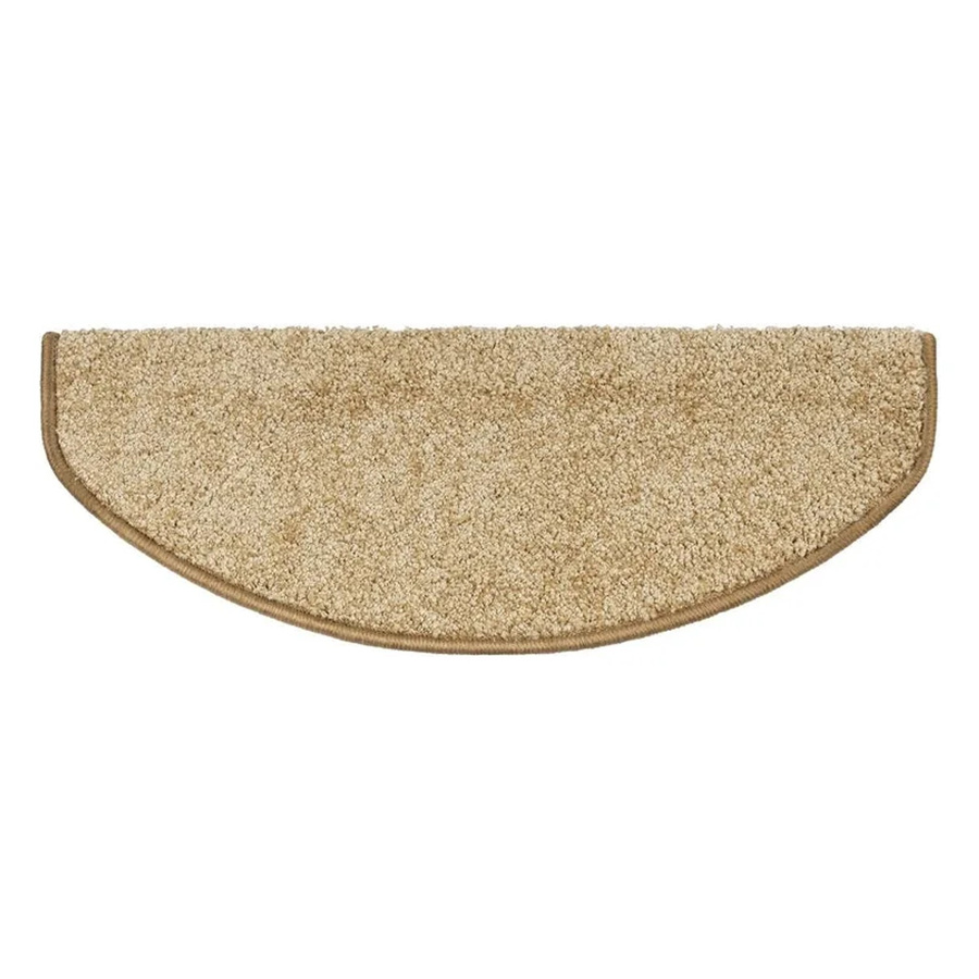 KARAT Shaggy Stufenmatte Sphinx Hochflor Beige B: 65 cm, T: 23,5 cm, Halbrund - Bild 2