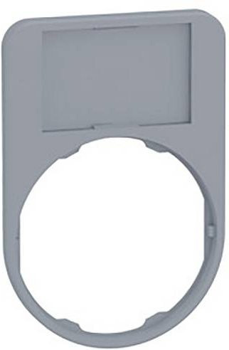 Schneider Electric ZBYF6101C0 Schildträger in Grau aus Kunststoff für den Einbau - Bild 1