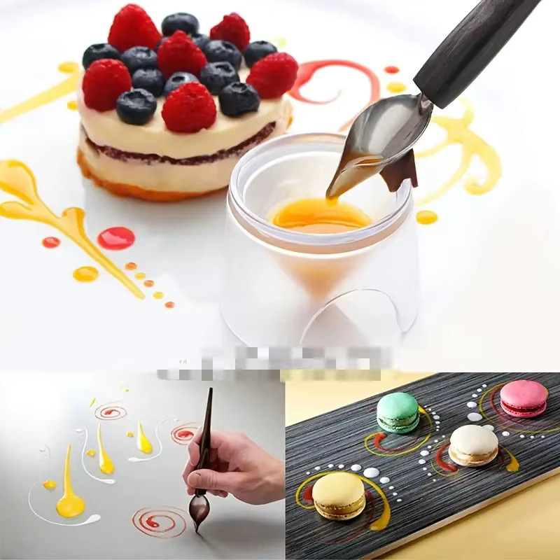 ALICAKE Schokoladen-Creme-Löffel aus Edelstahl in Silber für Kaffee, Backen und Kuchen-Dekoration - Bild 3