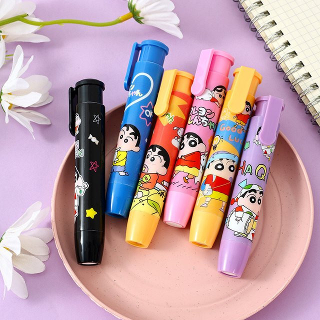 Bandai Crayon Shin-Chan Druckradierer im Anime Cartoon Design für Büro und Schule - Bild 1