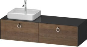 Duravit Waschtischunterschrank White Tulip in White, Breite: 160 cm, Tiefe: 55 cm, Höhe: 40,8 cm - Bild 1