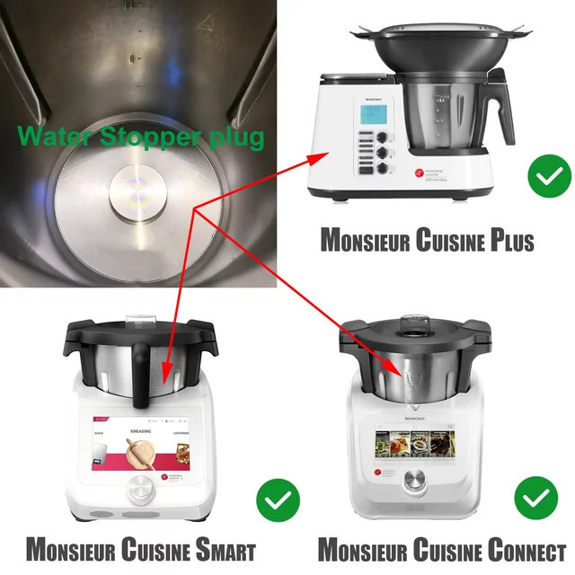 Vorwerk Wasserstopfen Universal für Monsieur Cuisine Connect, Smart und Plus - Bild 1