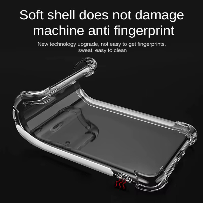 Transparente Silikon Handyhülle für Samsung Galaxy M07 und Galaxy A07, stoßfeste Airbag-Schutzhülle in Klar - Bild 5
