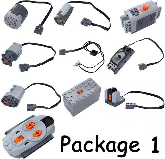 Wucifang Bags Motor Sammlung 8293 PF Miniatur Power Functions Tech Teile Bausteine, ab 14 Jahren - Bild 1