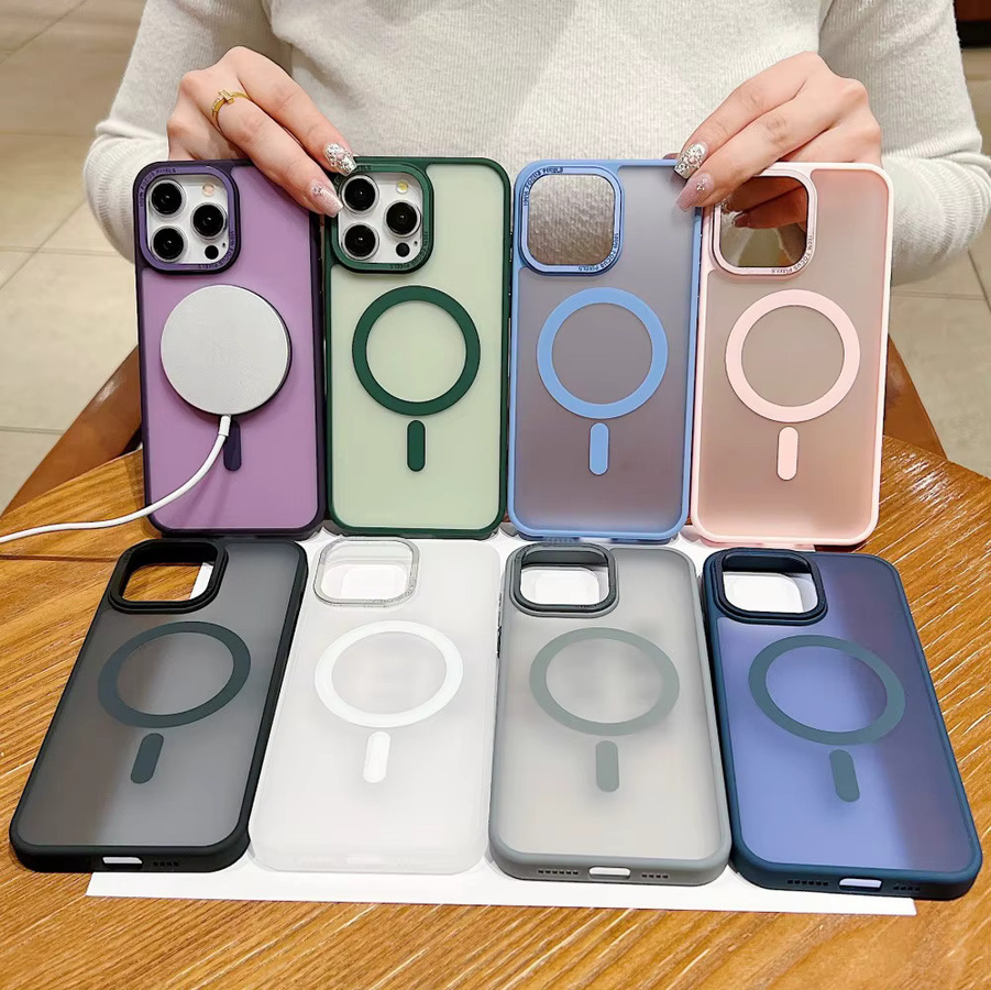 CASEGO Magnetische Hülle für iPhone 17 Pro Max in Lila, Mattiert und Transparent, Stoßfestes Premium Design - Bild 2