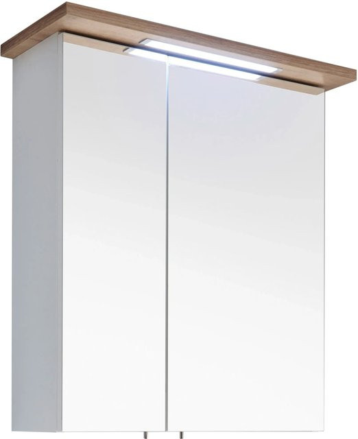 Pelipal Spiegelschrank Quickset 923 Kranz Riviera Eiche, Farbe: Braun, B: 60 cm, H: 72 cm, T: 2 cm - Bild 1
