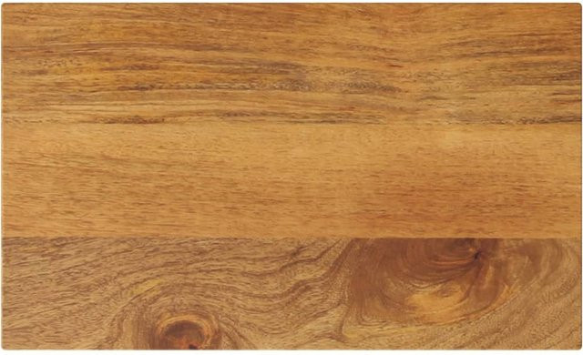 Rechteckige Tischplatte aus massivem Mangoholz in Braun, B/T/H: 60 x 40 x 2,5 cm - Bild 1