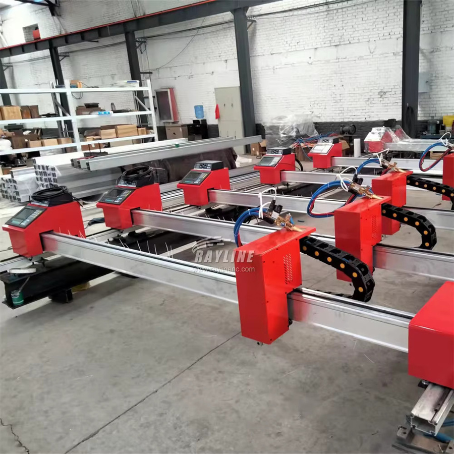 RANCLAI Hochgeschwindigkeits-CNC-Plasmaschneidemaschine mit Schrittmotorenkern und Lagermotor, Farbe: Rot, Arbeitsbereich: 1500 x 300 mm - Bild 5