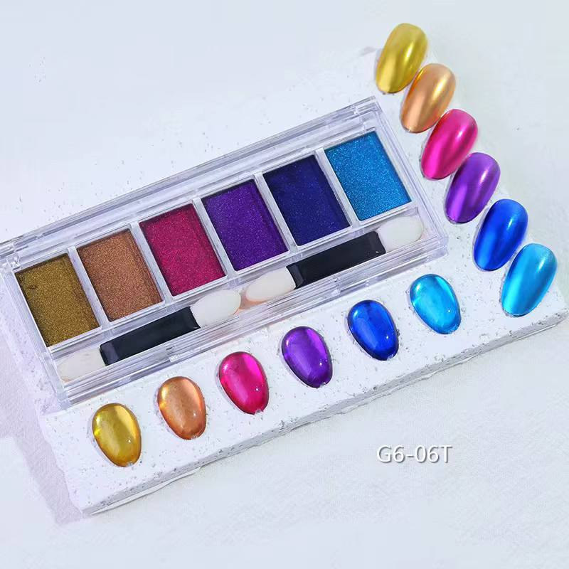 SJP Nagellack Chrom Effekt, 6 Farben, Metallic, Unisex - Bild 2